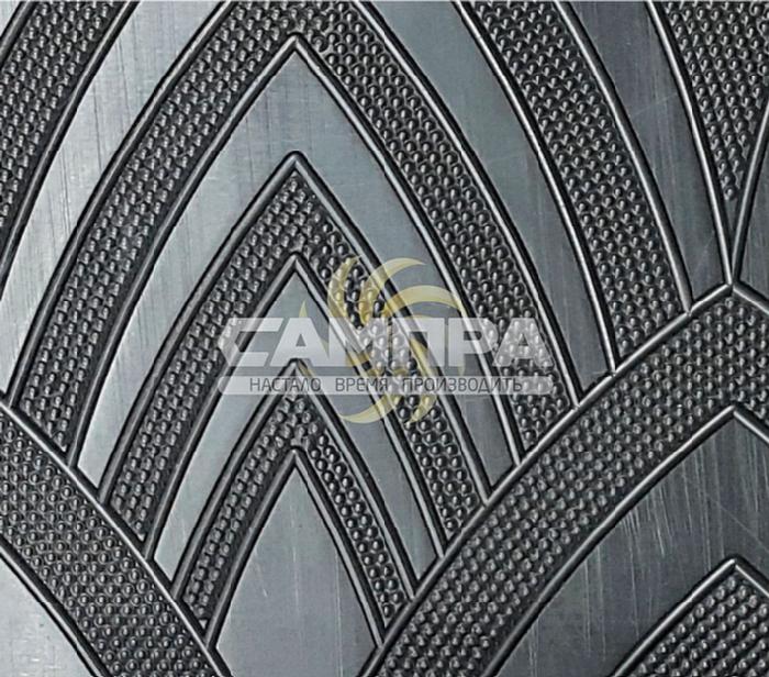 Форма для тротуарной плитки С17 Квадрат Лотос 30х30х3 см фото 5